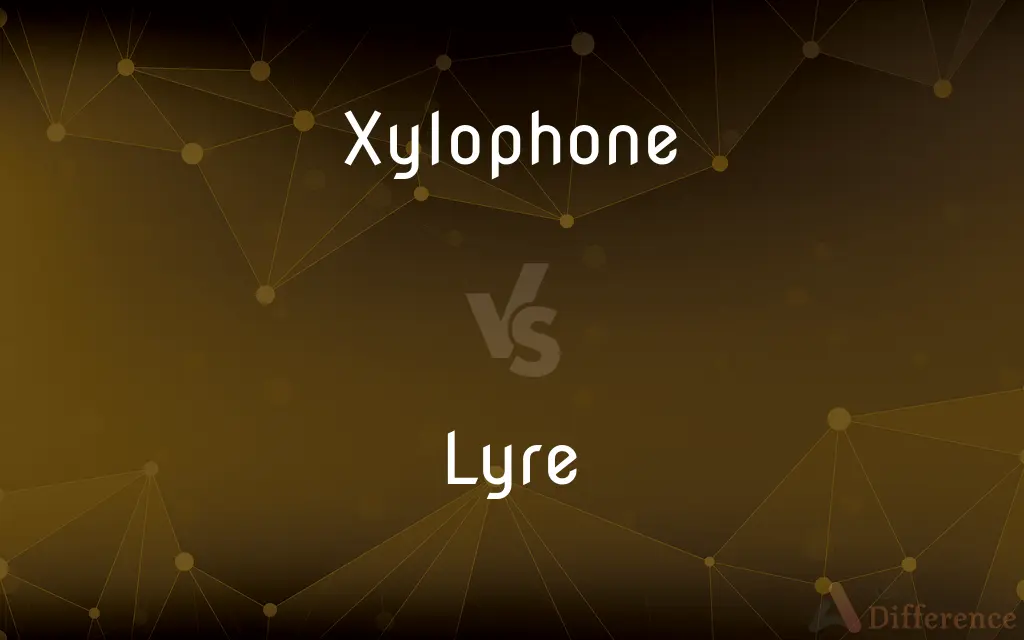 Xylophone vs. Lyre — What's the Difference?