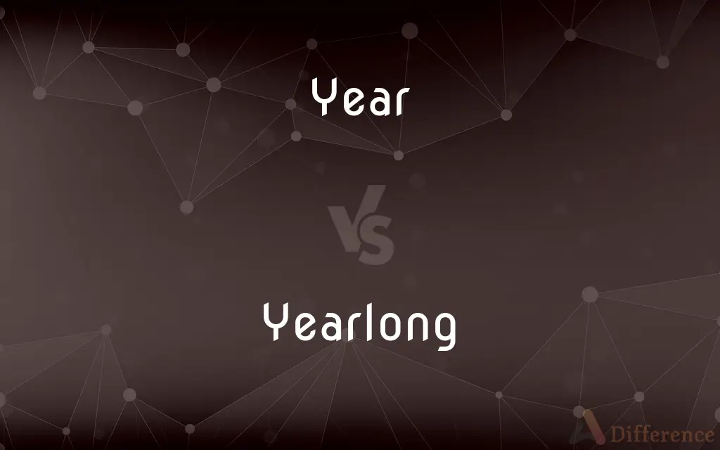 Year vs. Yearlong — What's the Difference?
