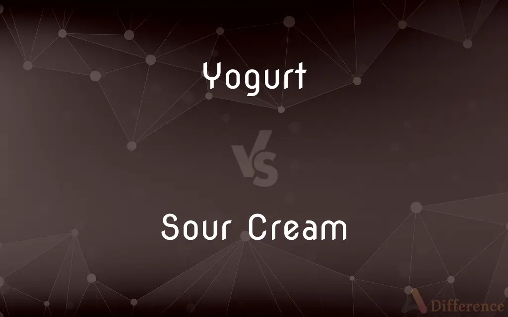 Yogurt vs. Sour Cream — What's the Difference?