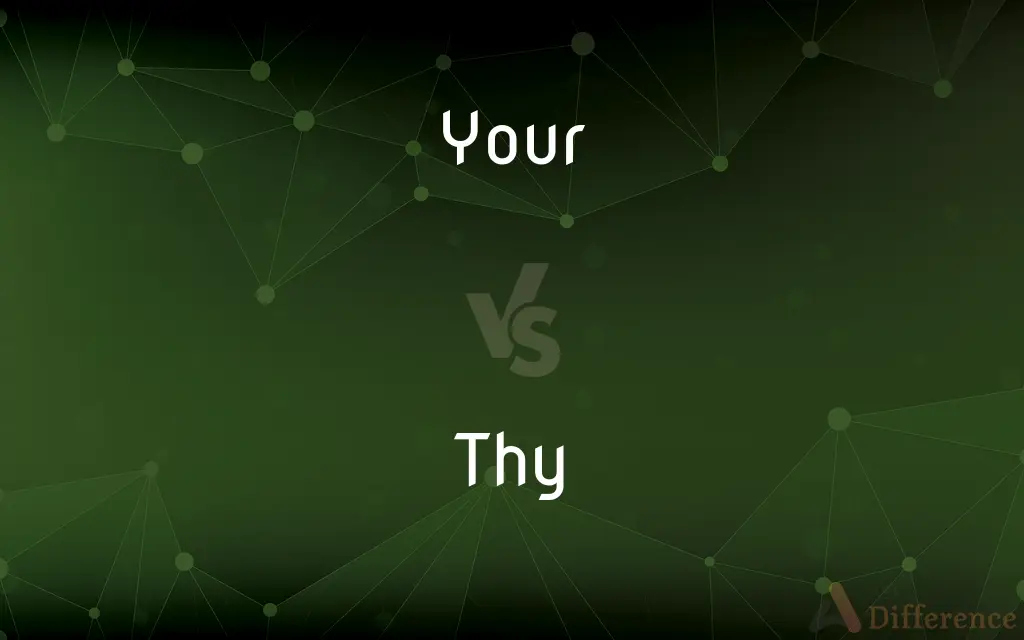 Your vs. Thy — What's the Difference?