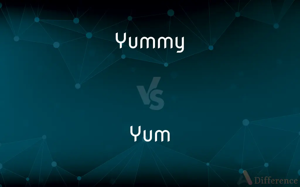 Yummy vs. Yum — What's the Difference?