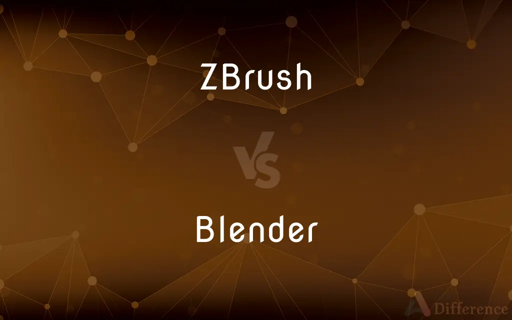 ZBrush vs. Blender — What's the Difference?