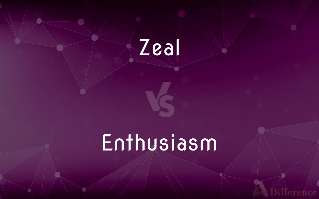 Zeal vs. Enthusiasm — What's the Difference?