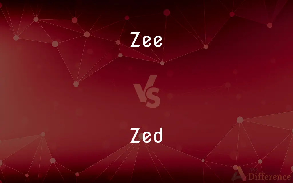 Zee vs. Zed — What's the Difference?