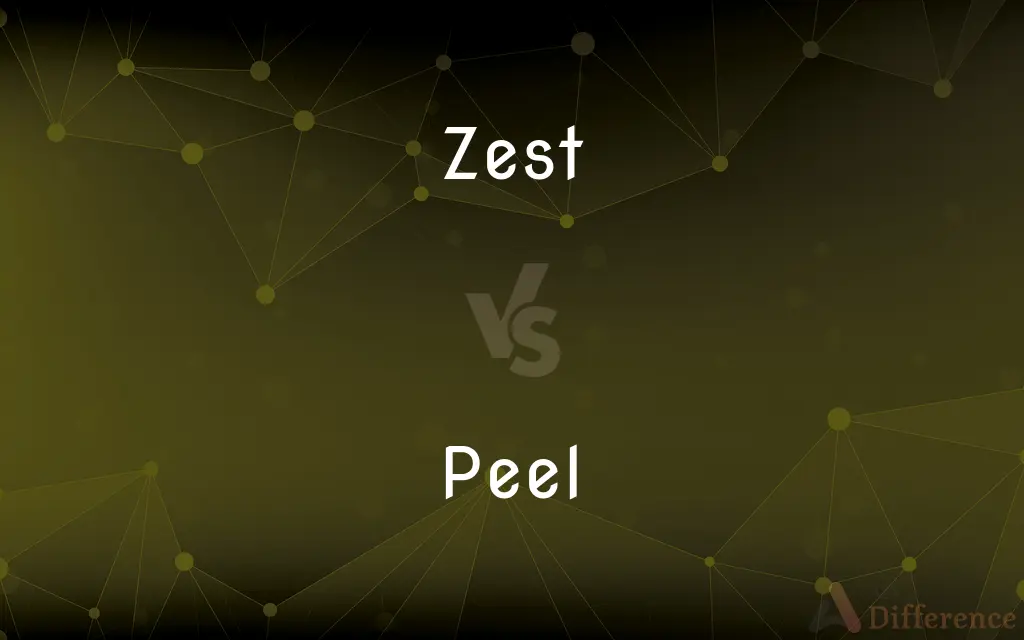 Zest vs. Peel — What's the Difference?