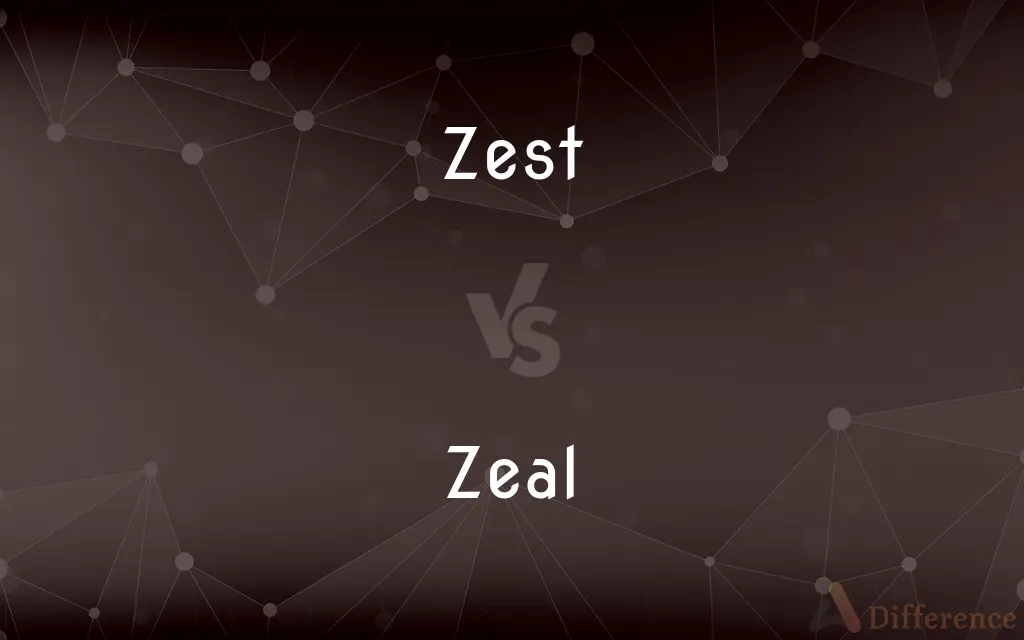 Zest vs. Zeal — What's the Difference?