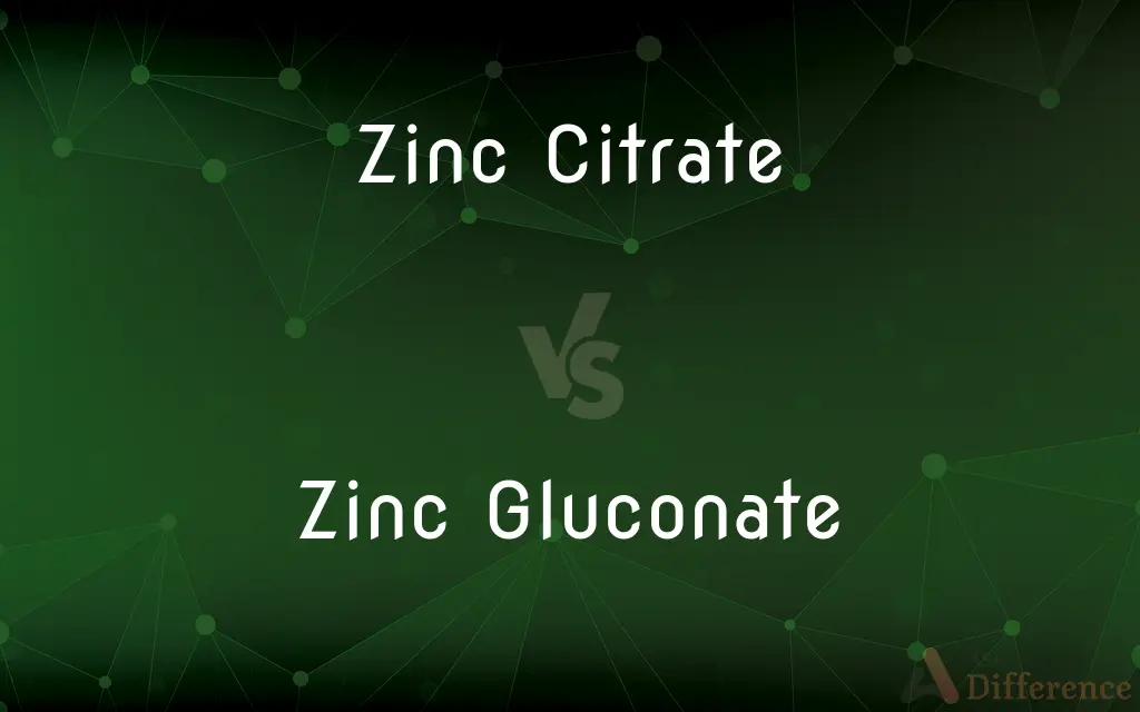 Zinc Citrate vs. Zinc Gluconate — What's the Difference?