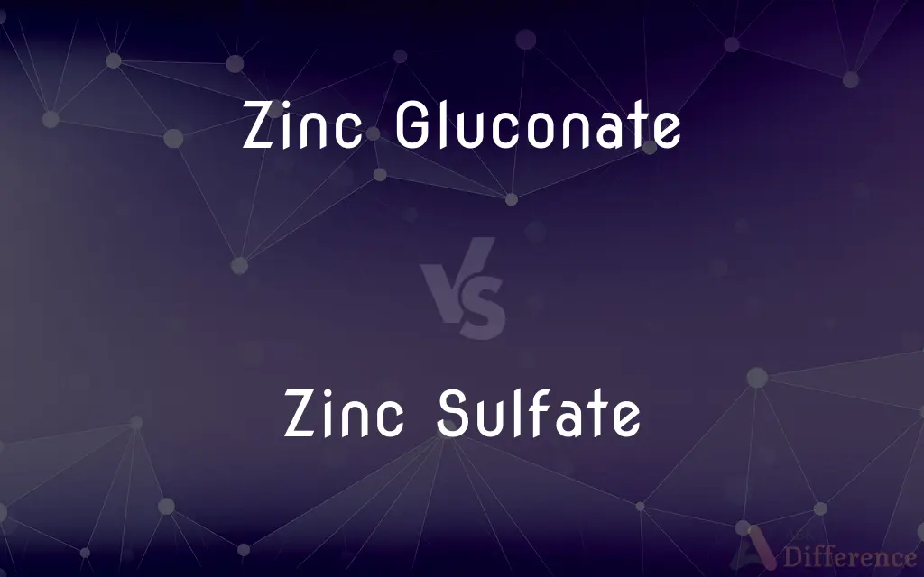 Zinc Gluconate vs. Zinc Sulfate — What's the Difference?