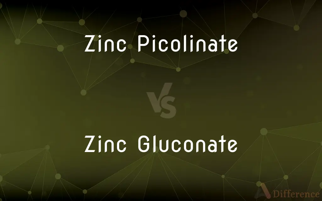 Zinc Picolinate vs. Zinc Gluconate — What's the Difference?