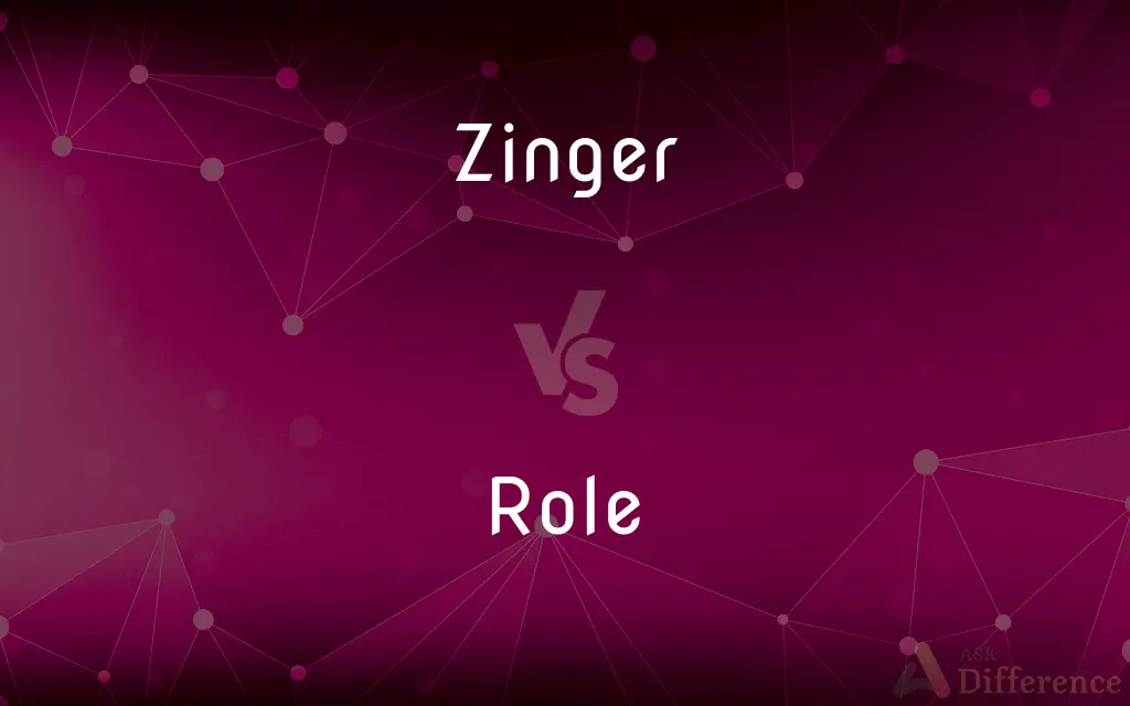 Zinger vs. Role — What's the Difference?