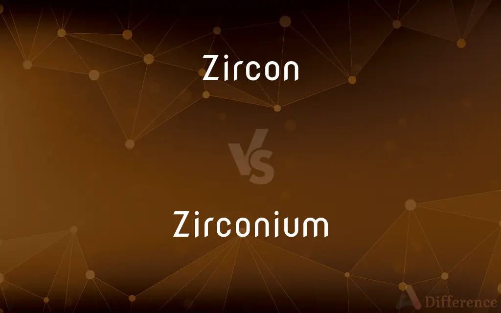 Zircon vs. Zirconium — What's the Difference?
