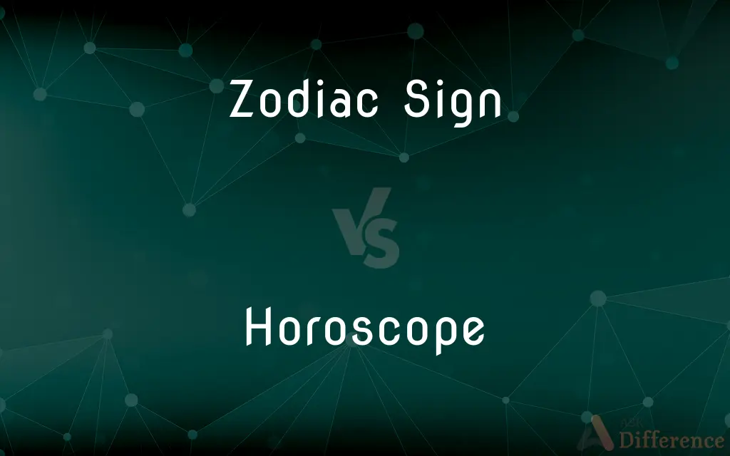 Zodiac Sign vs. Horoscope — What's the Difference?