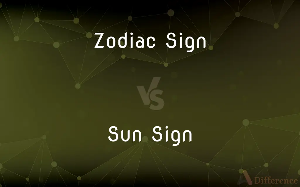 Zodiac Sign vs. Sun Sign — What's the Difference?