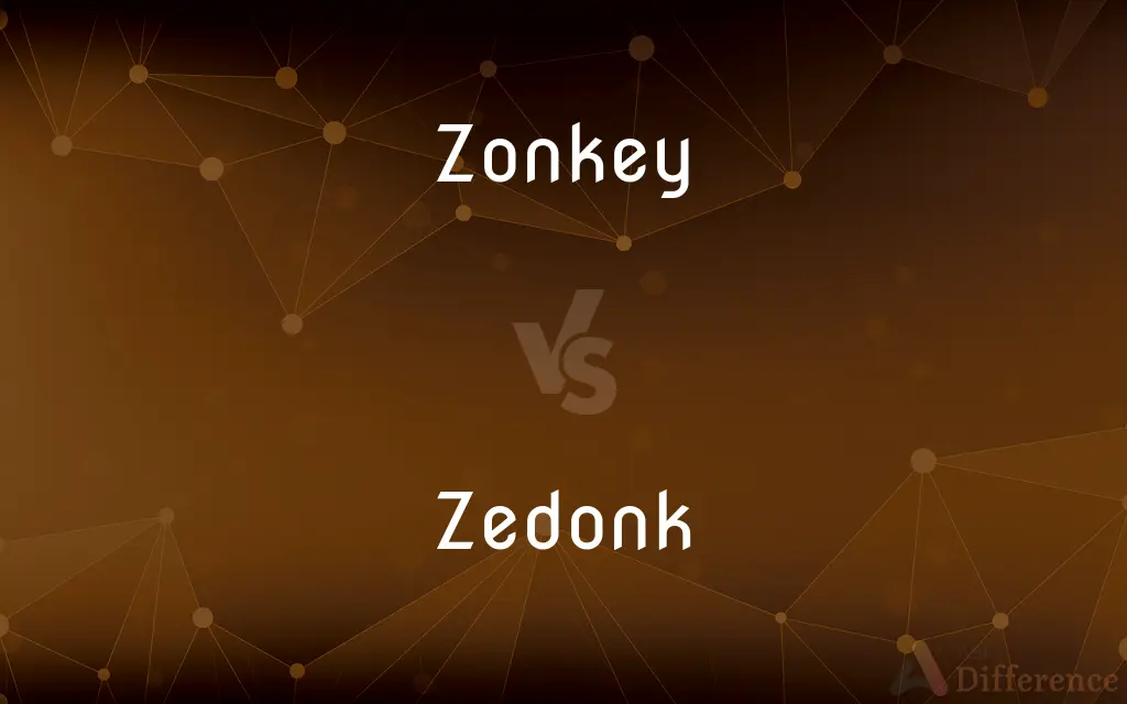 Zonkey vs. Zedonk — What's the Difference?