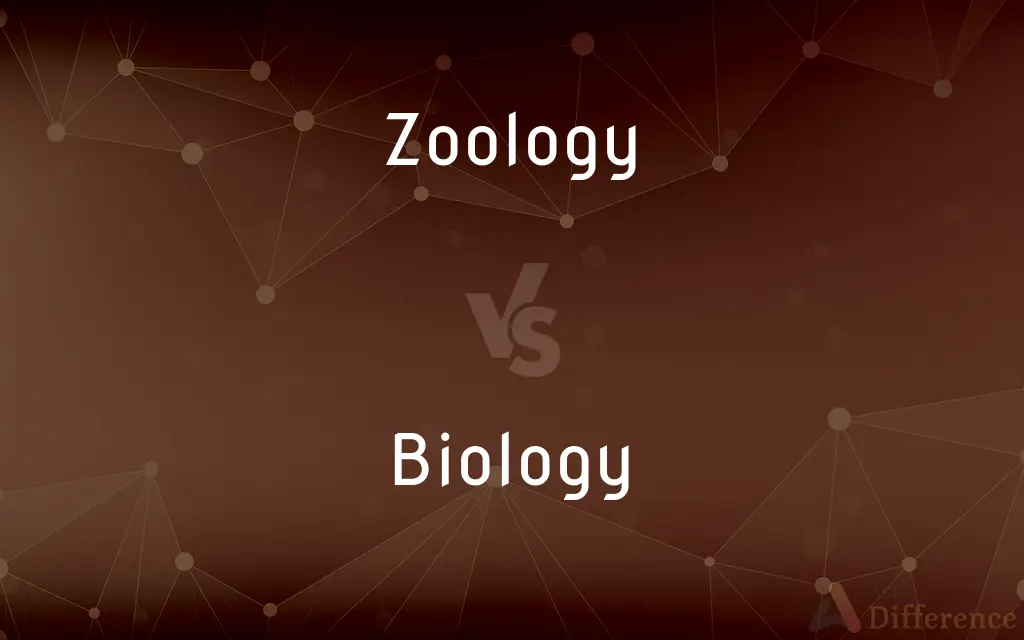 Zoology vs. Biology — What's the Difference?
