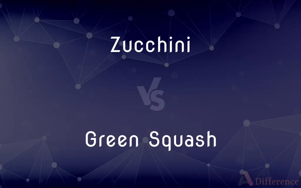 Zucchini vs. Green Squash — What's the Difference?