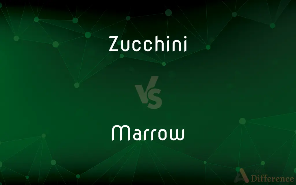 Zucchini vs. Marrow — What's the Difference?