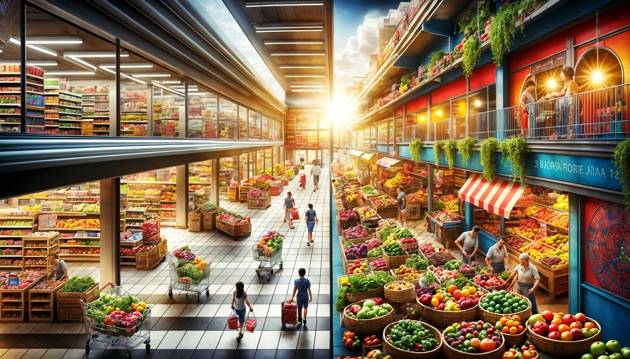 Supermarket vs. Market — What's the Difference?